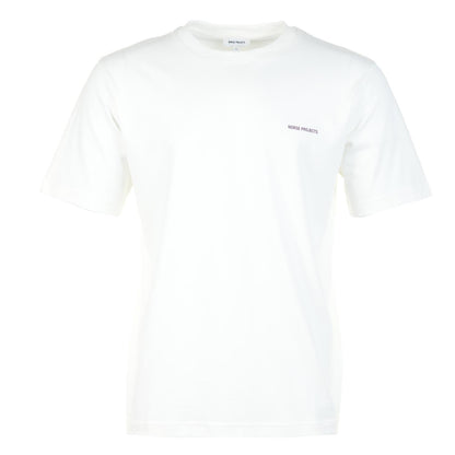 Dyrehaven Organic Logo Print T Shirt White