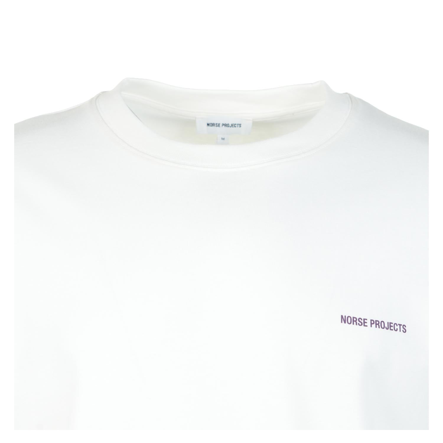 Dyrehaven Organic Logo Print T Shirt White