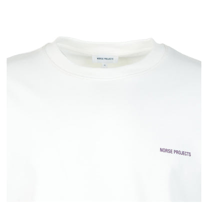 Dyrehaven Organic Logo Print T Shirt White