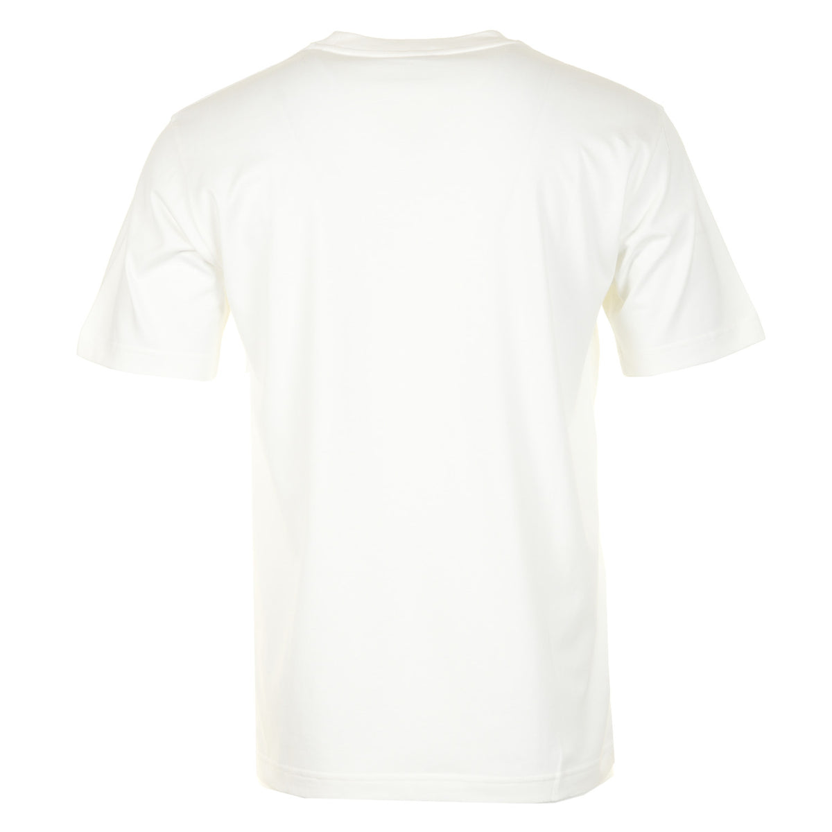 Dyrehaven Organic Logo Print T Shirt White Aleutian Blue