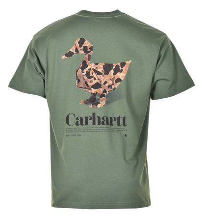 Short Sleeve Fold Duck T Shirt Duck Green
