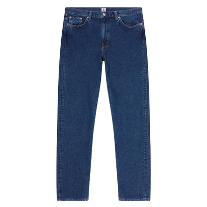 Regular Straight Jeans Kaihara Pure Indigo Opened Denim Blue Mid Used