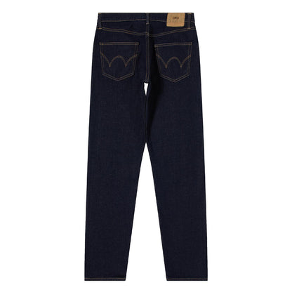 Regular Tapered Jeans Kaihara Pure Indigo Stretch Denim Blue Rinsed