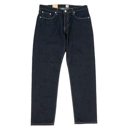 Regular Tapered Jeans Kaihara Pure Indigo Stretch Denim Blue Rinsed