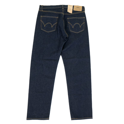 Regular Tapered Jeans Kaihara Pure Indigo Stretch Denim Blue Rinsed