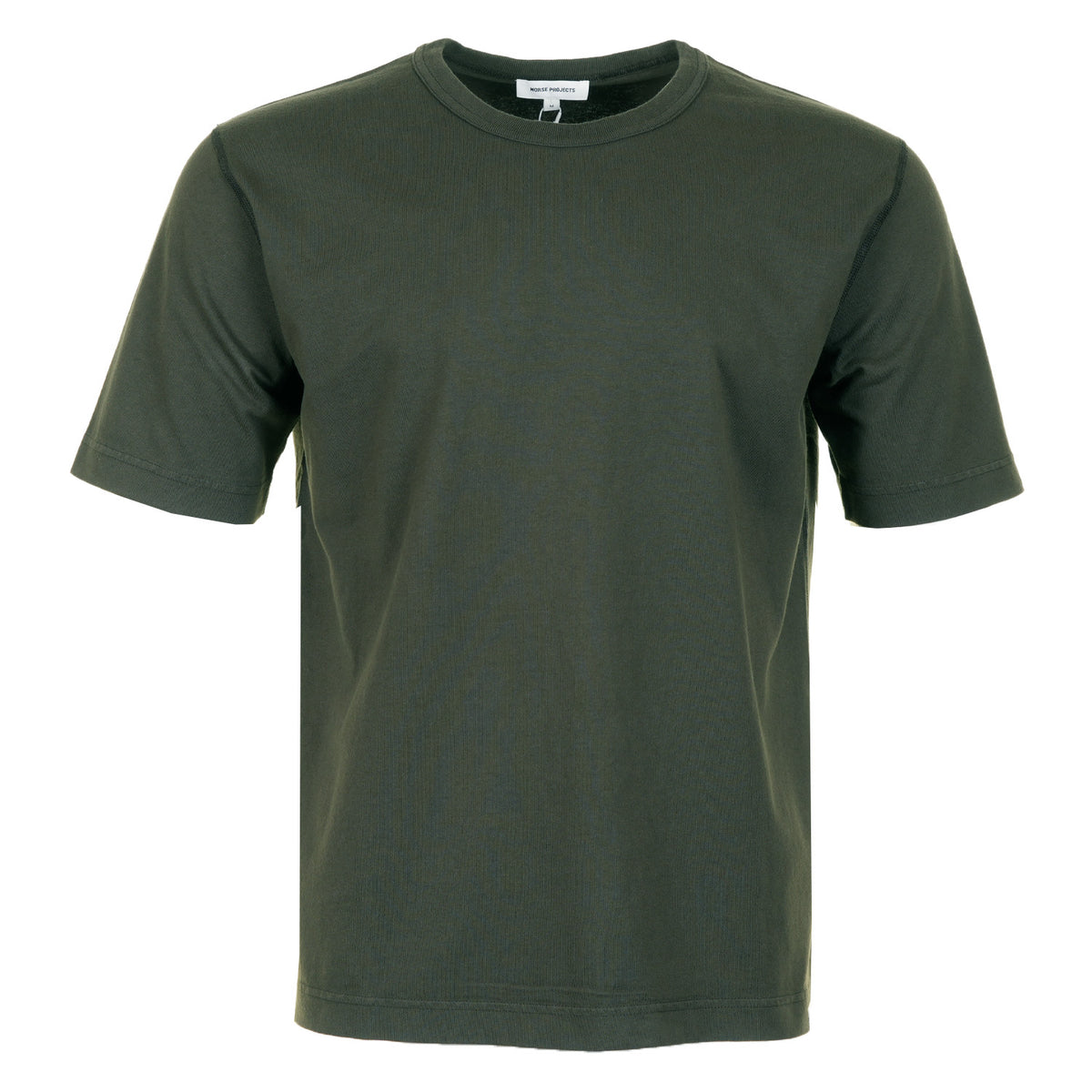 Elmelunde Soft Compact Cotton T Shirt Beech Green