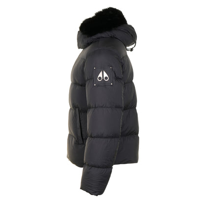 Everest 3Q Puffer Jacket Fur Hood Black