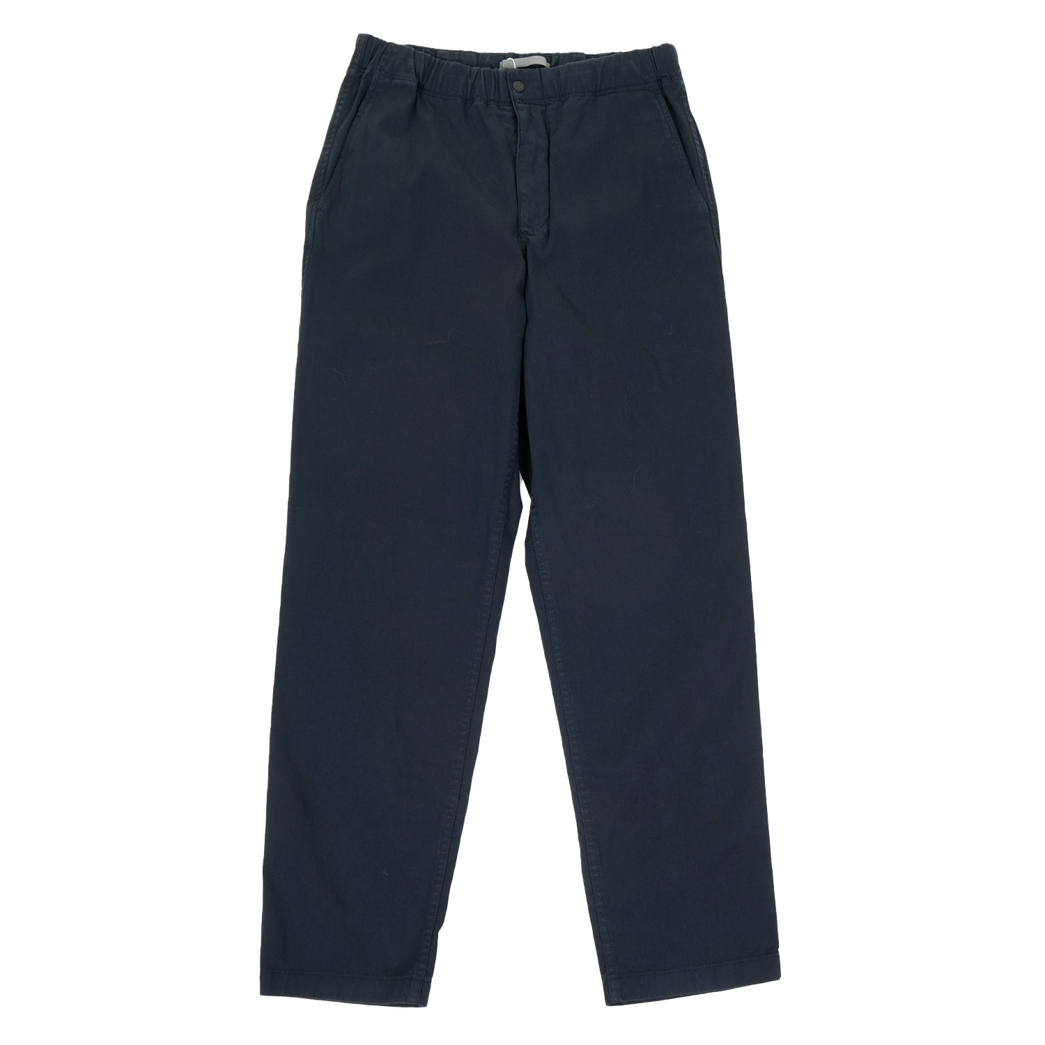 Ezra Relaxed Stretch Twill Trousers Dark Navy