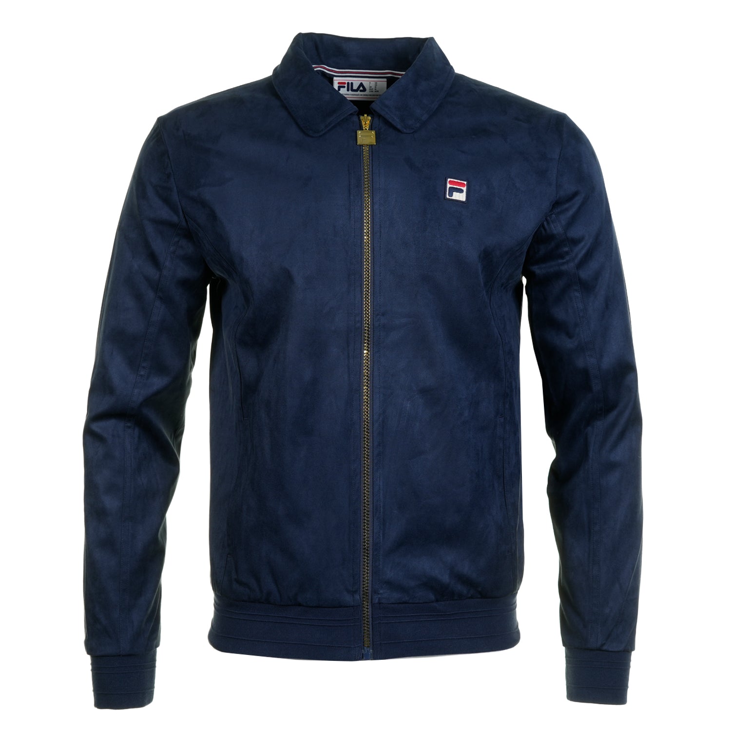 Francesco Suede Jacket Fila Navy