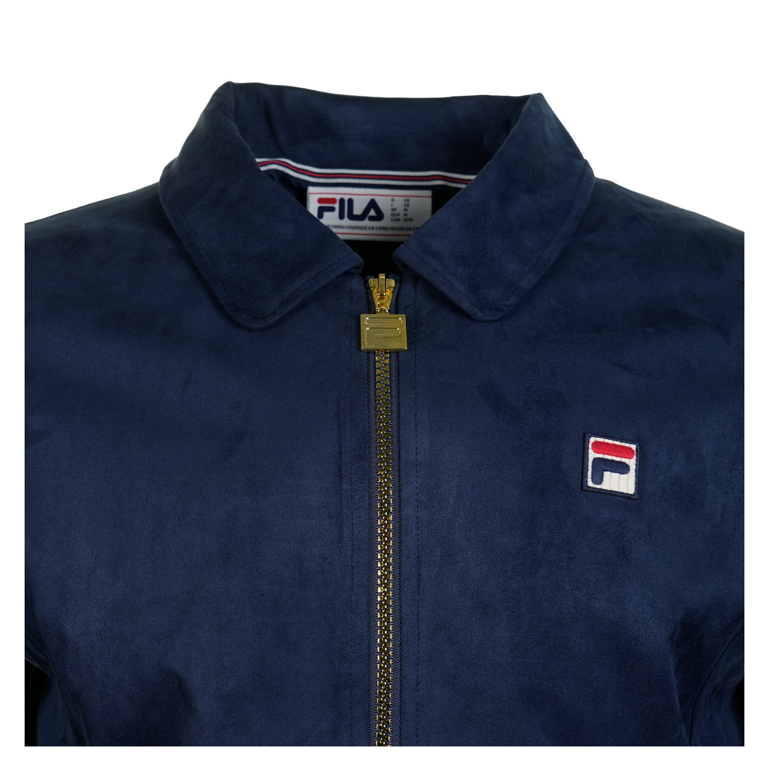 Francesco Suede Jacket Fila Navy