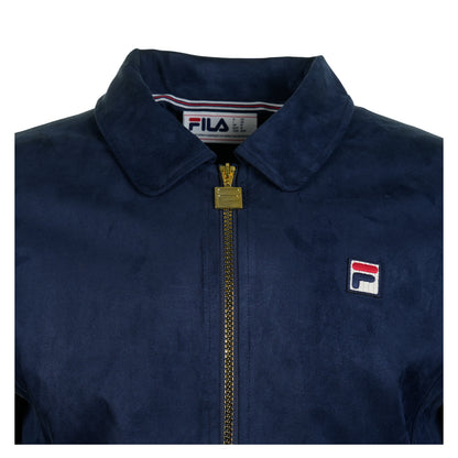 Francesco Suede Jacket Fila Navy