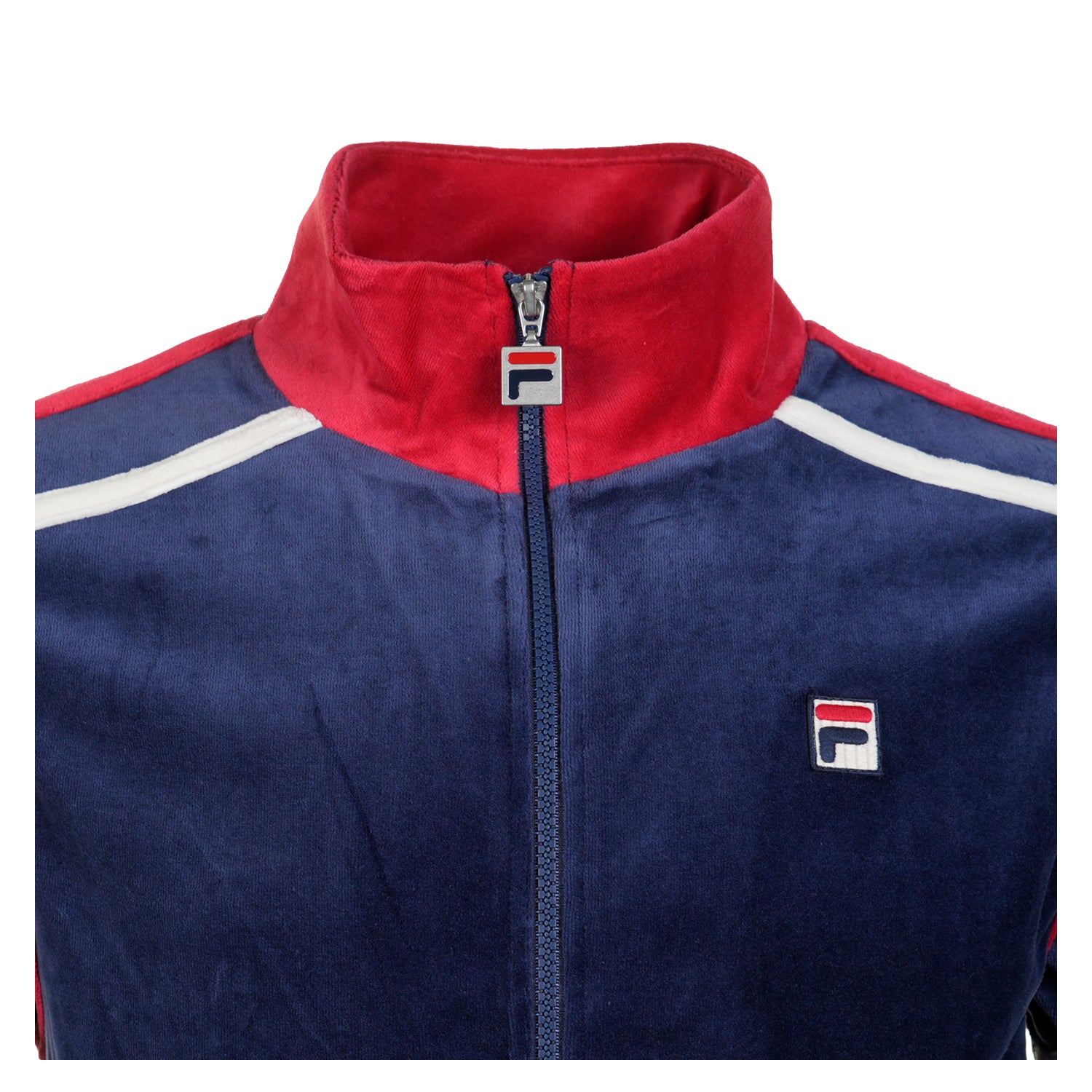Gabriele Contrast Panel Track Top Fila Navy
