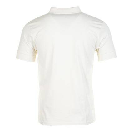 Pierro Short Sleeve Zip Polo Gardenia Frozen FJord