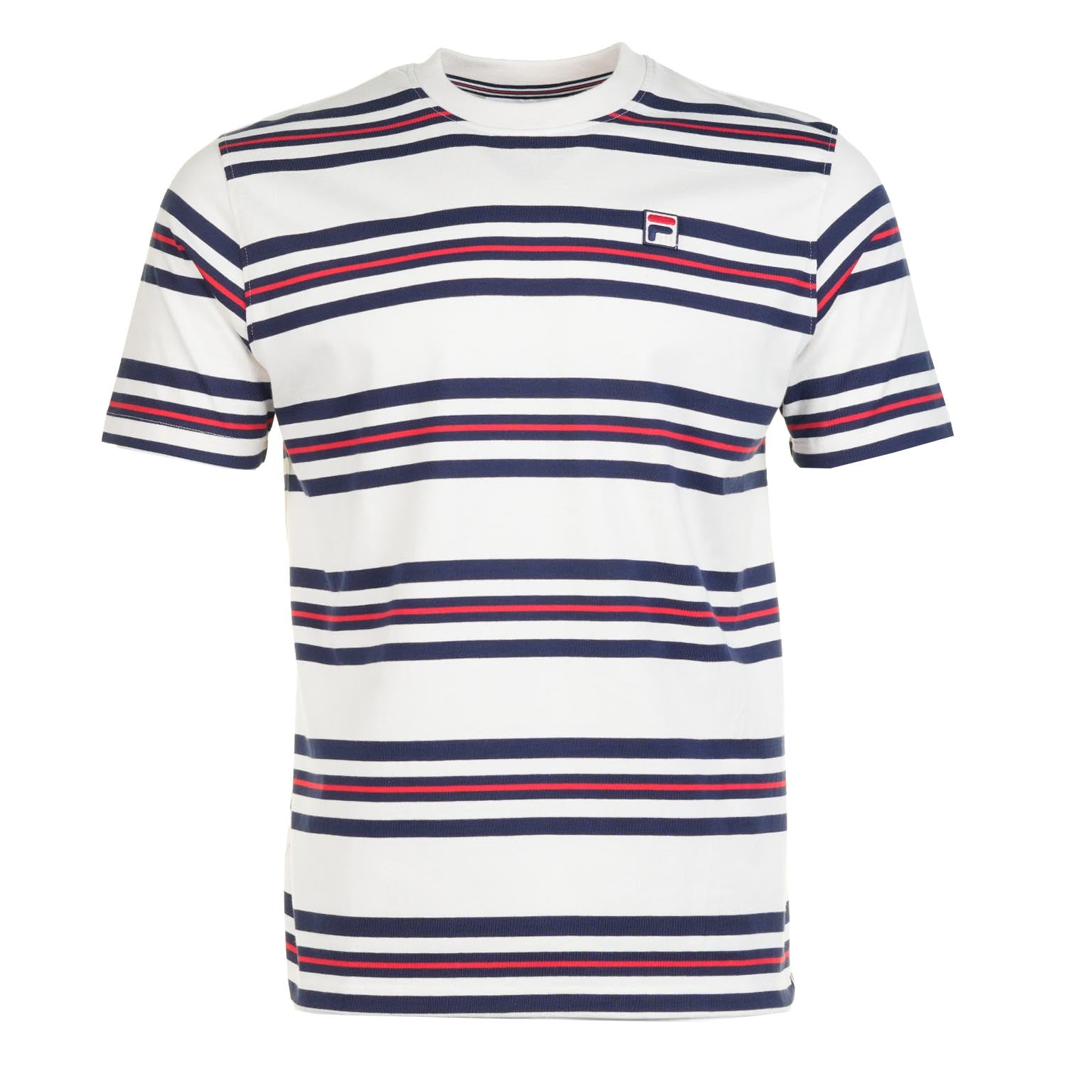 Fila Cesare Yarn Dye Stripe Tee Gardenia