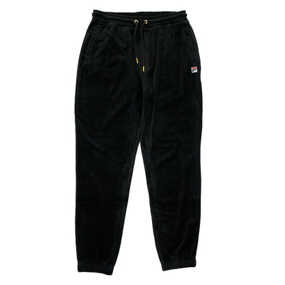 Eddie Pant Velour Track Pants Black