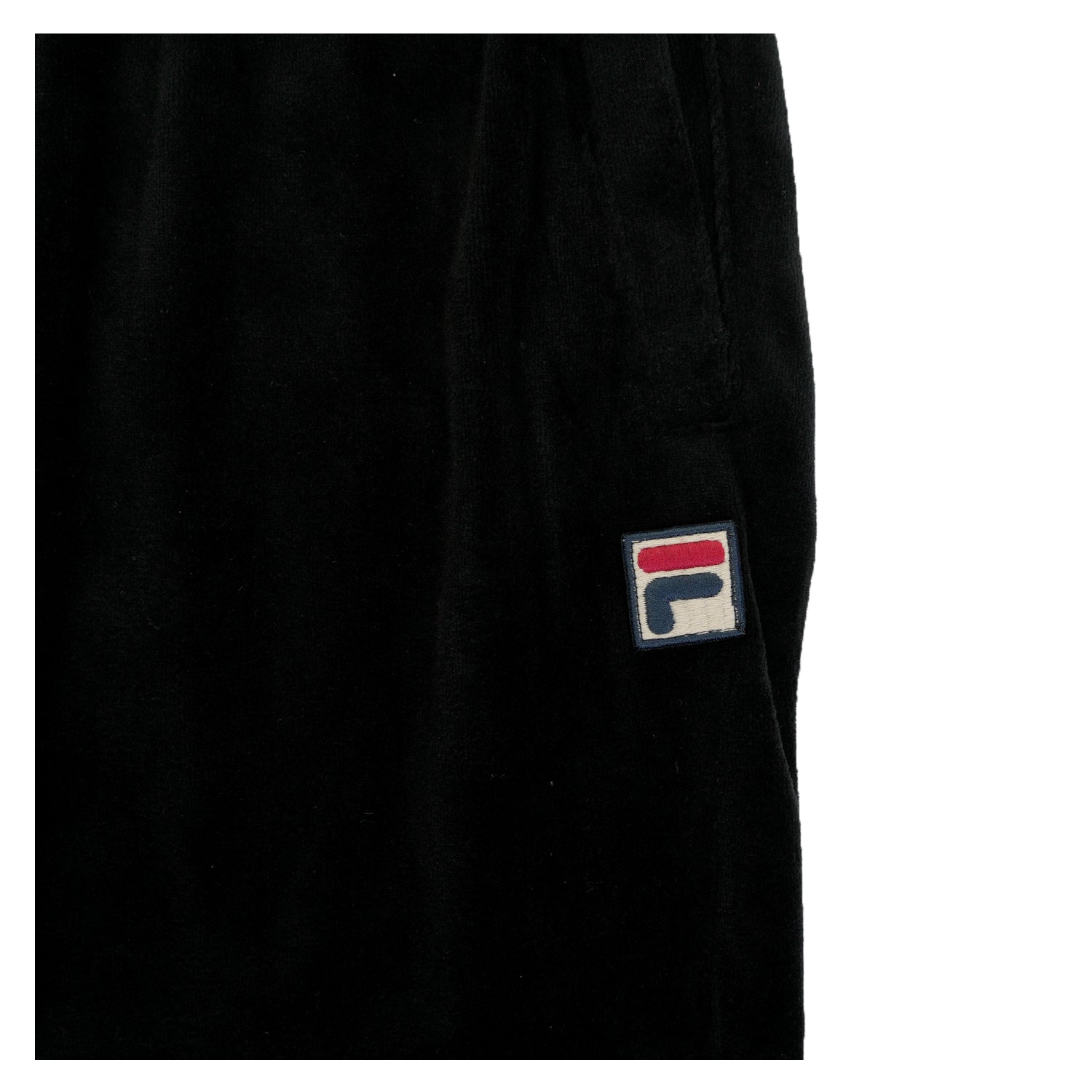 Eddie Pant Velour Track Pants Black