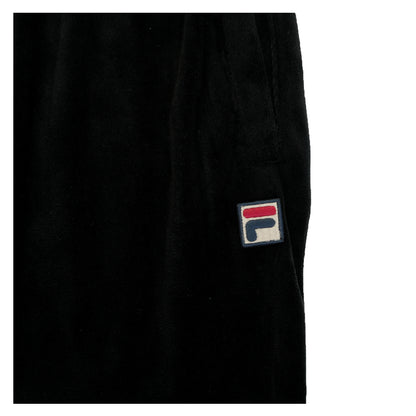 Eddie Pant Velour Track Pants Black