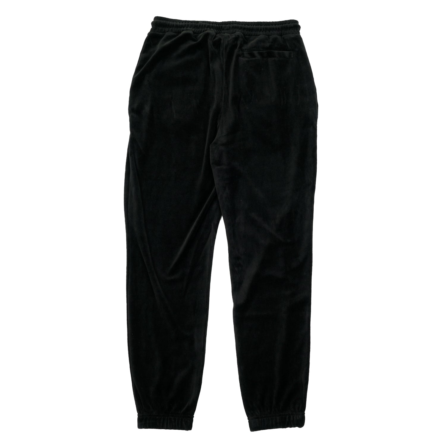 Eddie Pant Velour Track Pants Black