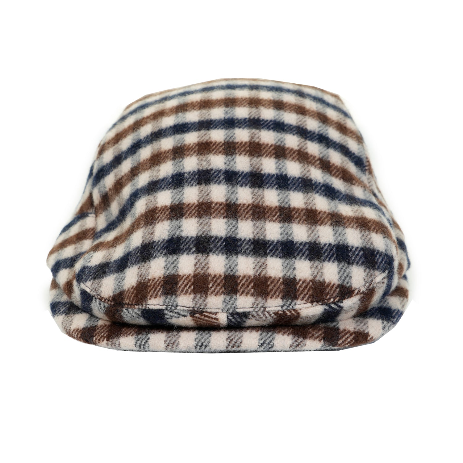 Club Check Wool Flat Cap