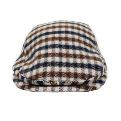 Club Check Wool Flat Cap