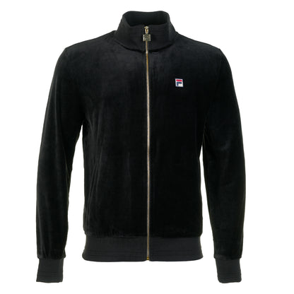 Nero Velour Track Top Black