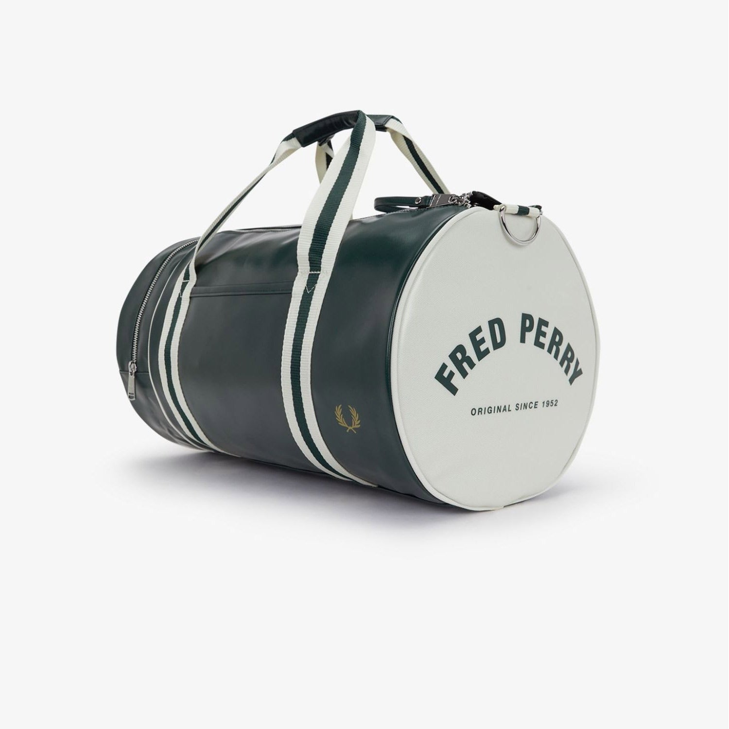 fred perry Classic Barrel Bag Grassroots Ecru