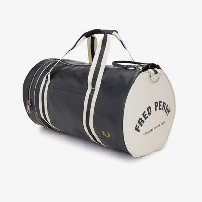 Fred Perry Classic Barrel Bag Navy Ecru
