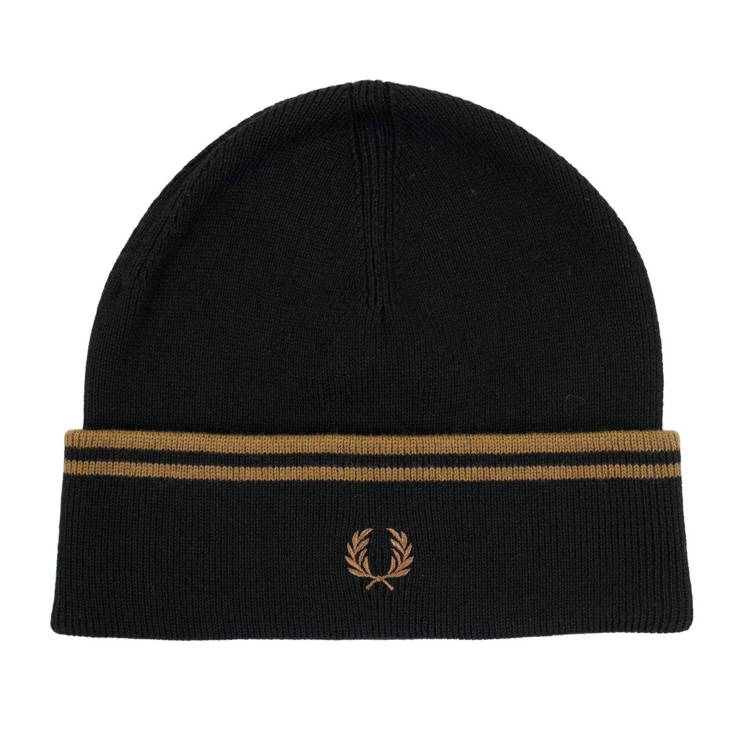 Twin Tipped Merino Wool Beanie Black Shadestone
