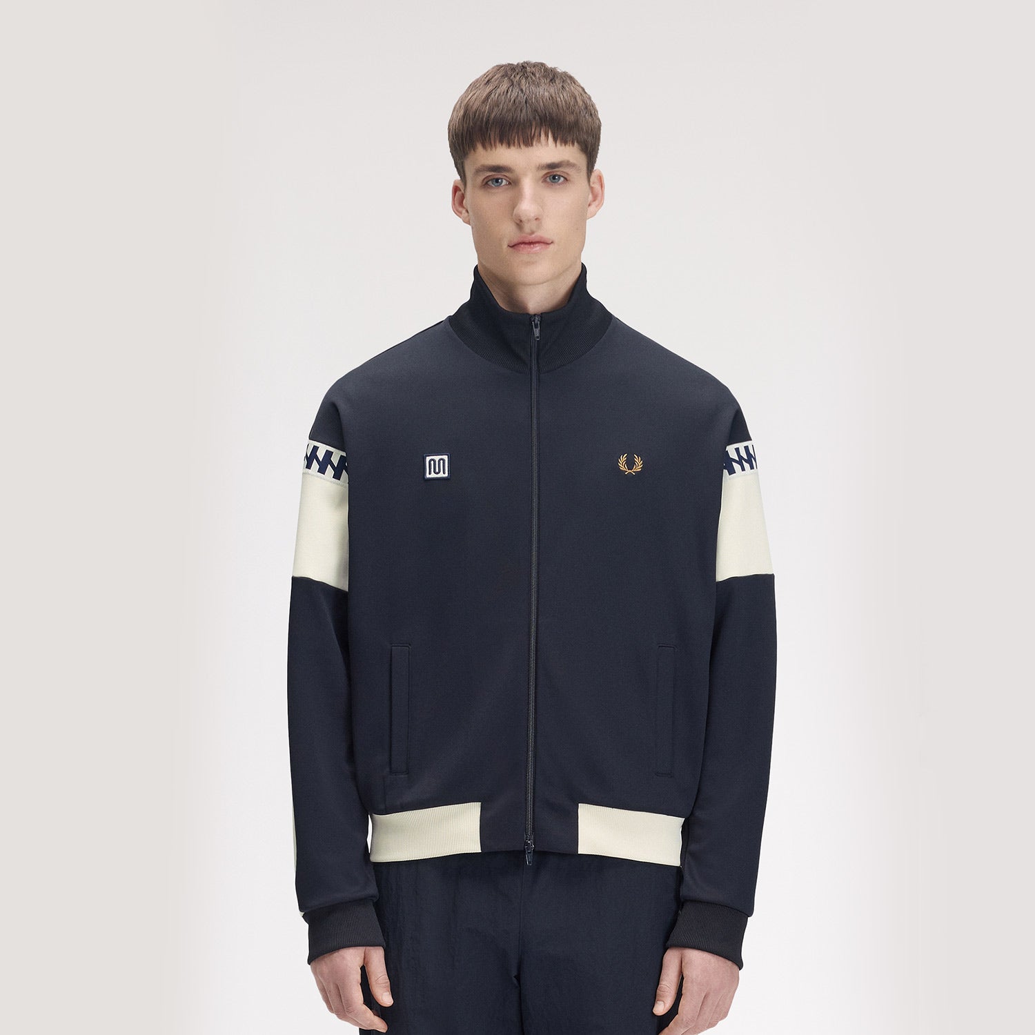 Meyba Cut And Sew Track Jacket Navy