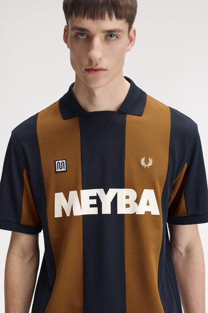 Meyba Cut And Sew Polo Shirt Navy