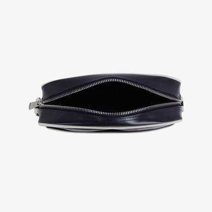 opened Classic Mini Shoulder Bag Navy