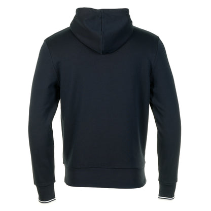 Tipped Hooded Sweatshirt Navy