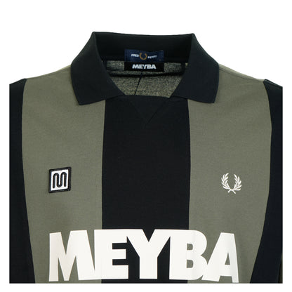 Meyba Cut And Sew Polo Shirt Black