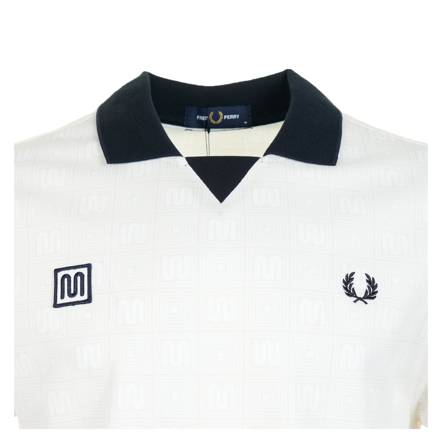 Meyba Printed Polo Shirt Ecru