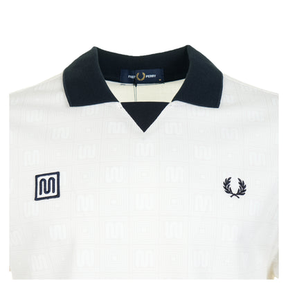 Meyba Printed Polo Shirt Ecru