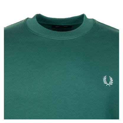 Crew Neck Sweatshirt Sport Green / Track Blue