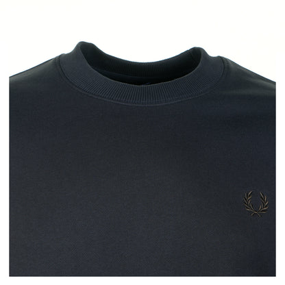 Crew Neck Sweatshirt Navy / Brandy / Rich Brown