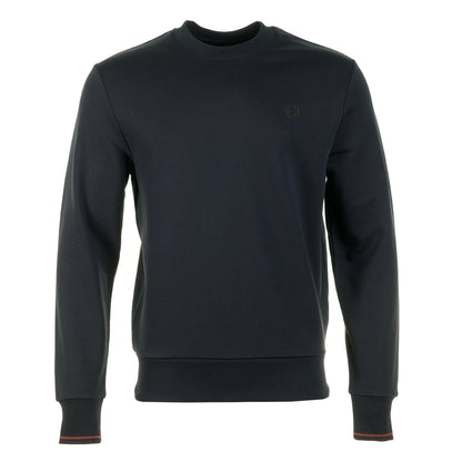 Crew Neck Sweatshirt Navy / Brandy / Rich Brown