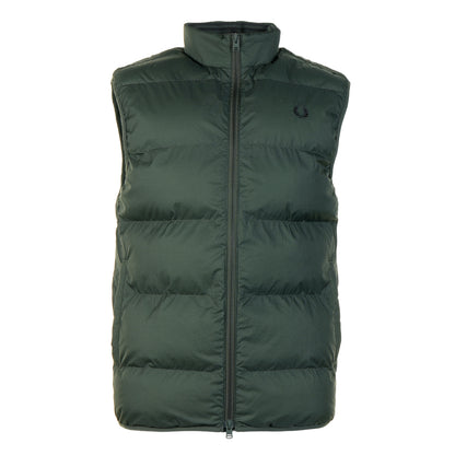 Insulated Gilet Court Green