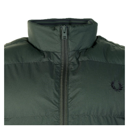 Insulated Gilet Court Green