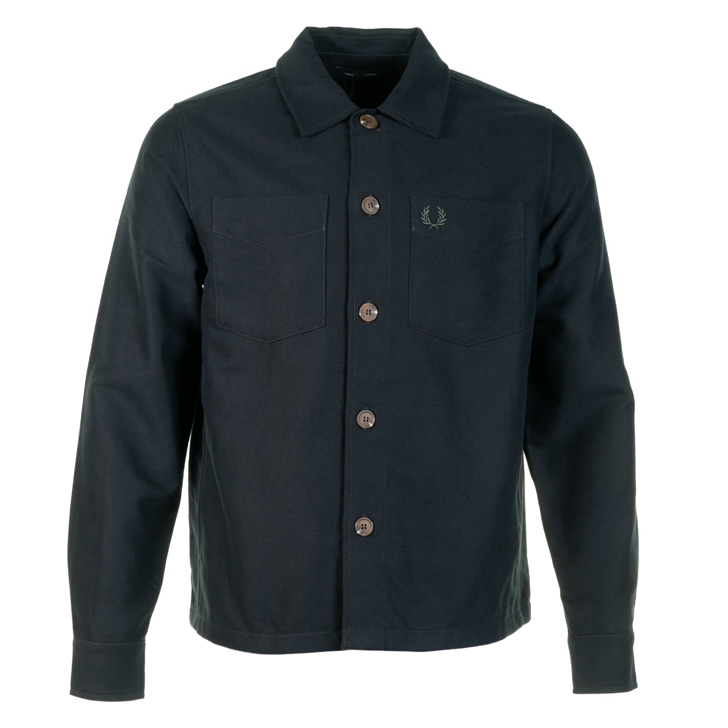 Twill Overshirt Black
