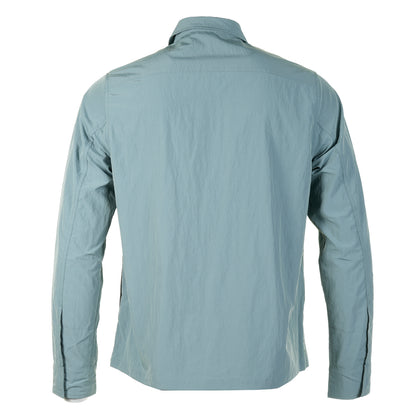 Zip Through Overshirt Stockport Blue