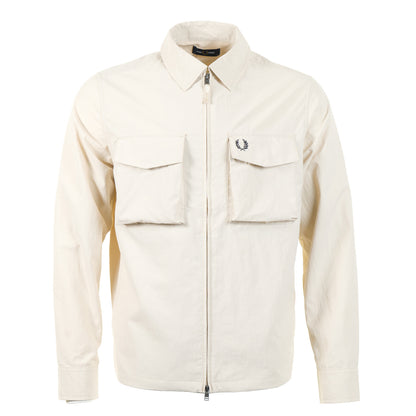 Ripstop Pocket Overshirt Oatmeal