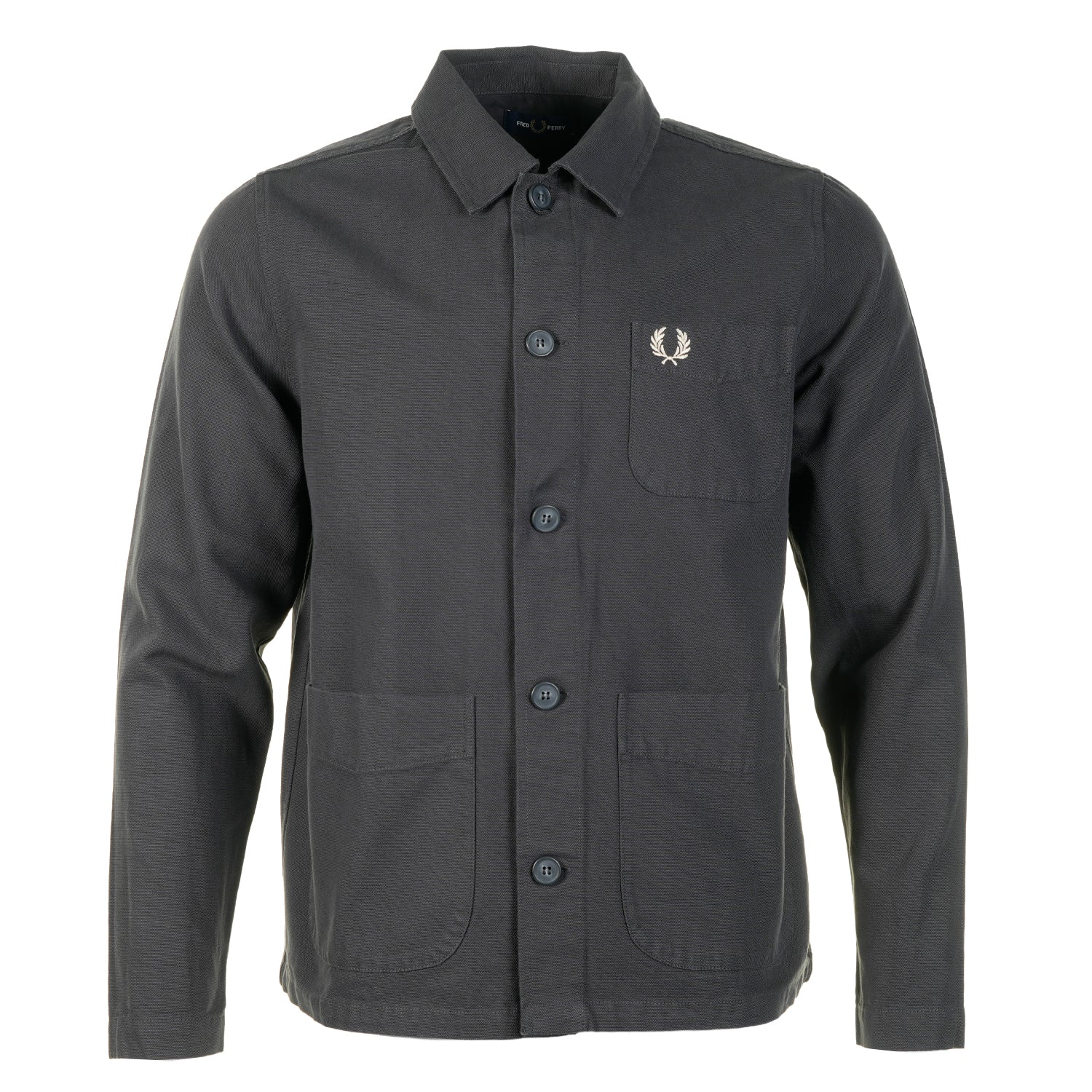 Canvas Overshirt Anchor Grey