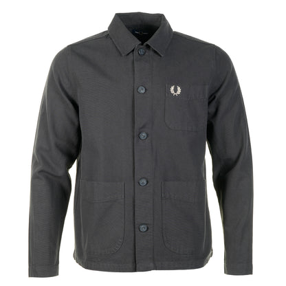 Canvas Overshirt Anchor Grey