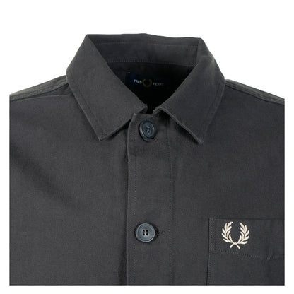 Canvas Overshirt Anchor Grey