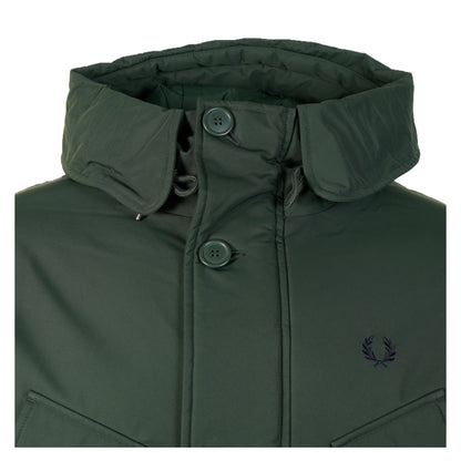 Patch Pocket Puffer Jacket Court Green