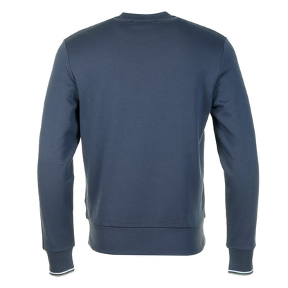 Crew Neck Sweatshirt Dark Airforce / Light Ice / Bayleaf