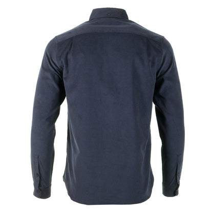 Long Sleeve Needle Cord Shirt Navy
