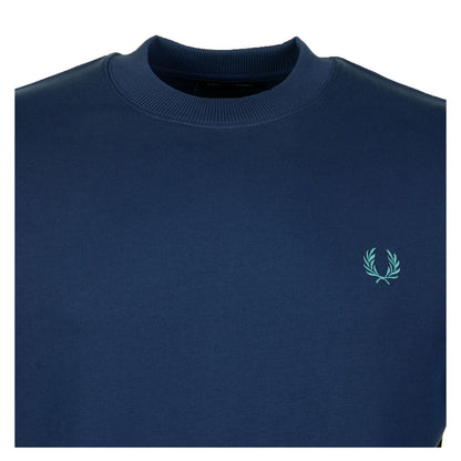 Crew Neck Sweatshirt Tennis Blue